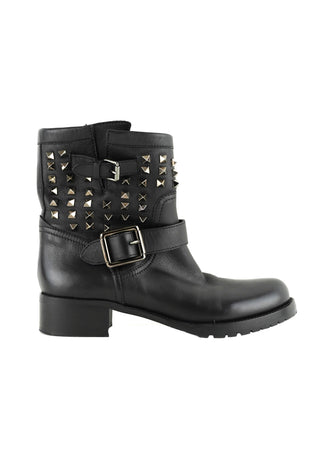 Rockstud Biker Boots