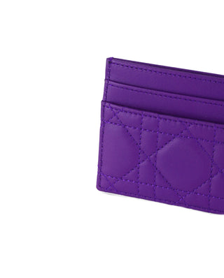 Lady Dior Card Holder Wallet