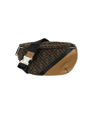 Diagonal Bi-Color Belt Bag